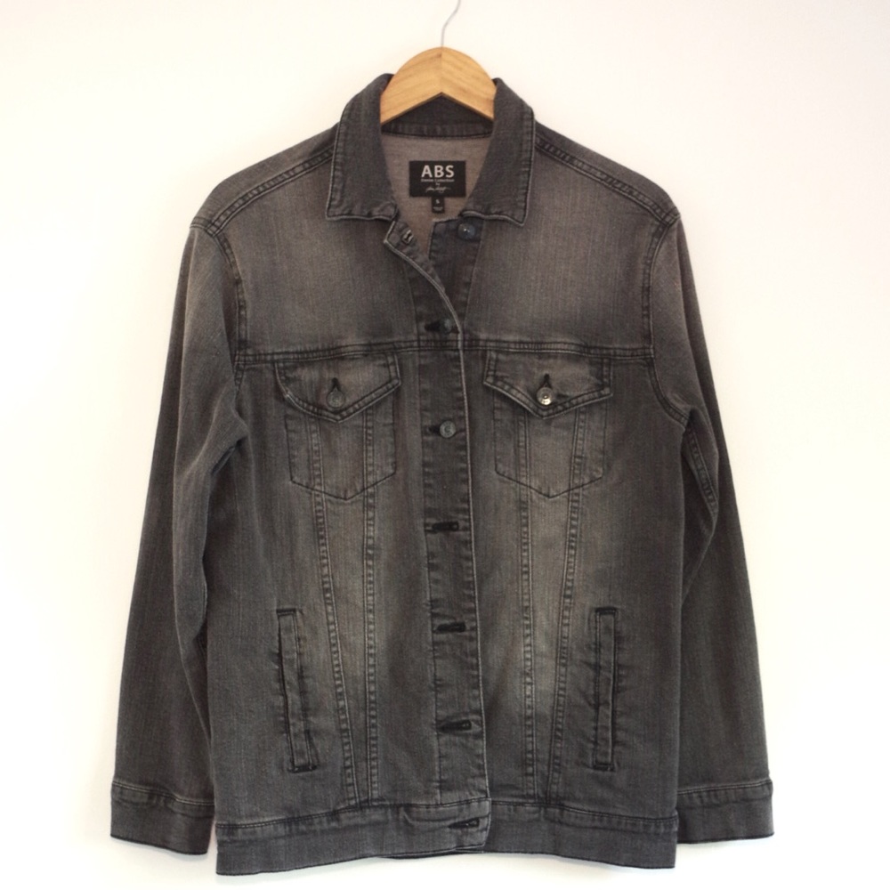 ABS grey denim jean jacket